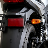 Réflecteur de sécurité E-MARK 58*28mm, plaque réfléchissante pour scooter, vélo électrique, moto, pièces détachées pour scooter électrique