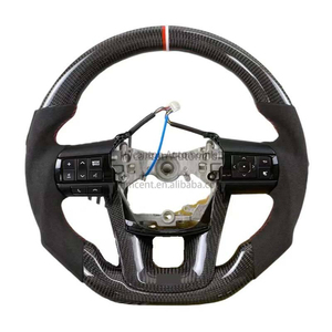 Volant de course sport en cuir et fibre de carbone, très demandé, compatible avec Toyota Hilux - Product Image 2