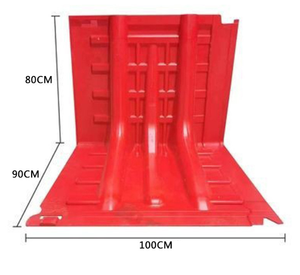 Comoda barriera di inondazione in plastica barriera d'acqua portatile barriera di inondazione durevole per porte di casa - Product Image 1
