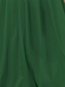 Robe de demoiselle d'honneur en mousseline unie à col en V et manches longues avec empiècements en dentelle, prête à porter pour femme - Product Image 5