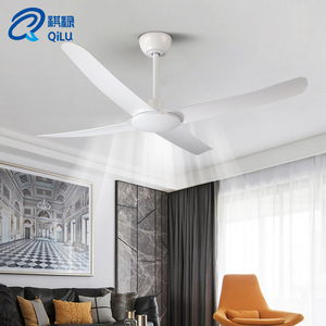 4 lưỡi DC Quạt trần mà không cần ánh sáng trang trí điều khiển tốc độ điều hòa không khí ABS sắt điều khiển từ xa - Product Image 2