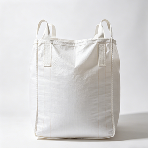 Sac Jumbo Premium <span class=keywords><strong>de</strong></span> 1 tonne FIBC à grande ouverture, fond plat, durable, pour le stockage du <span class=keywords><strong>gravier</strong></span> et du <span class=keywords><strong>riz</strong></span> - Product Image 1