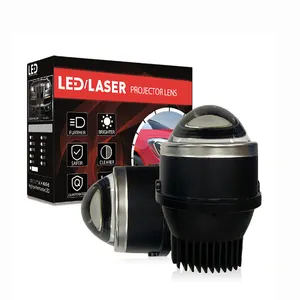 LF2 3 인치 라운드 자동차 안개 조명 hid 12V 170W 30000LM 3000K 4300K 5500K 3 색 led 안개/운전 조명