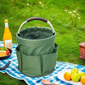 Portable Foldable Outdoor Travel Storage <b>Laundry</b> Bag Garden Tool Storage <b>Basket</b> Waterproof Oxford Multipurpose Organizer - Product Image 5
