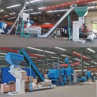 Usine de fabrication d'aliments équilibrés pour animaux de 1 à 5 tonnes, aliments pour poulets, bétail