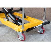 Chariot de table élévatrice à ciseaux manuel hydraulique 150 KG élévateur en acier portable pour restaurants hôtels usines de fabrication-nouveau