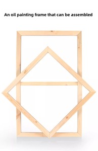 Marcos de Lienzo de Madera de Pino Sólido <span class=keywords><strong>para</strong></span> Pintar por Números, Tiras de Madera <span class=keywords><strong>para</strong></span> Envolver Cuadros al Óleo - Product Image 5