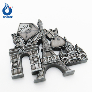 Monuments <span class=keywords><strong>de</strong></span> Paris Souvenir 3D En Métal Aimant <span class=keywords><strong>de</strong></span> Réfrigérateur Cadeau Décor À La Maison En Métal Artisanat Figurines Miniatures - Product Image 5