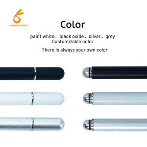 Stylets universels OEM/ODM pour écran tactile en métal avec logo, adaptés aux tablettes Apple/Samsung/<span class=keywords><strong>Xiaomi</strong></span>, <span class=keywords><strong>stylet</strong></span> 2 en 1 - Product Image 3