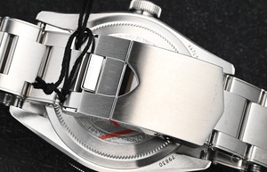 LOGO Montre mécanique GMT en acier inoxydable pour hommes, 40 mm, analogique, chronomètre sportif, double fuseau horaire, fermoir pliant - Product Image 6