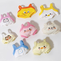 Vêtements de poupée en peluche personnalisés de 10cm 20cm Costumes de poupée Kawaii Kpop porte-clés peluche jouet en peluche personnalisé habiller les vêtements