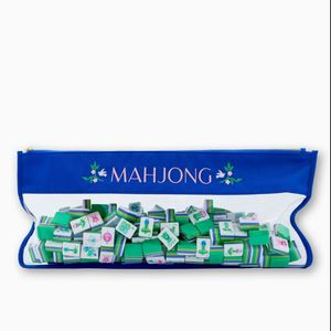 Custom Neon Orange Embroidered PVC Clear Pouch Mahjong Storage Bag <b>Compact</b> Quality Cardholder Zipper Pouch Water Resistant - Product Image 5