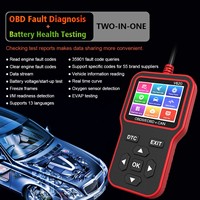 Outil de diagnostic automobile V620, scanner multifonctionnel pour voiture, lecteur de code de panne du moteur, prise en charge du mode 6/8 ELM327 OBD 2, écran LCD 1,5 pouces