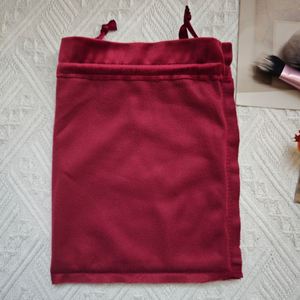 Pochette en velours imprimée personnalisée de haute qualité avec cordon de serrage pour emballage, couleur violet baie, pour cosmétiques, bijoux et cadeaux (vente en gros) - Product Image 6