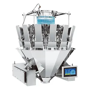 High speed high precision 10 heads multihead weigher with touch screen