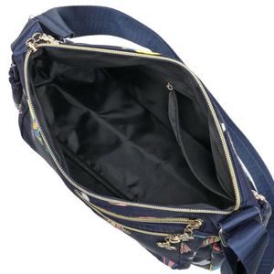 Hot Air Balloon Print Nylon Crossbody Bag Multi-Compartment <b>Adjustable</b> <b>Strap</b> Shoulder Bag Lightweight Waterproof Casual Sling - Product Image 5