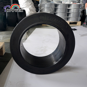ยางตันรถยก Topower ขนาด 18*7*12 ยางยางอุตสาหกรรมสำหรับรถยกในคลังสินค้า - Product Image 2