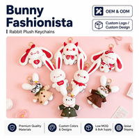 Fabricant B2B de porte-clés en peluche lapin, vente en gros, personnalisation OEM ODM, production en série, prix d'usine, service de réponse rapide