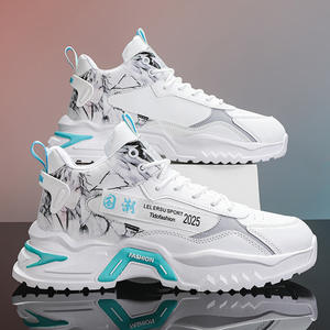 Automne hommes haut chaussures de course décontractées tendance à la mode pour les adolescents baskets de sport polyvalentes-nouveau pour le printemps - Product Image 6