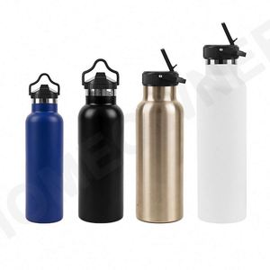 Bouteille d'eau promotionnelle 2024 de haute qualité personnalisable à double paroi et large ouverture avec couvercle, gobelet de 20 oz et 30 oz avec paille - Product Image 3