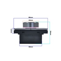 Panneau d'interrupteurs intelligent multifonctionnel avec écran de 1,28 pouce, Tuya Zigbee, norme européenne 86x86mm, pour projets hôteliers et d'accueil