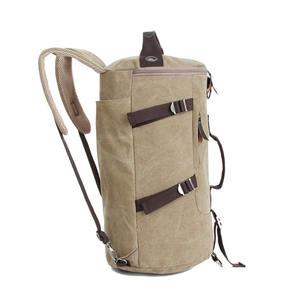 Mochila Multiusos Personalizada para Portátil, Unisex, de Lona y Cuero, Bolsa de Viaje para Portátil, Cuaderno, Agenda, Universidad, Oficina - Product Image 3