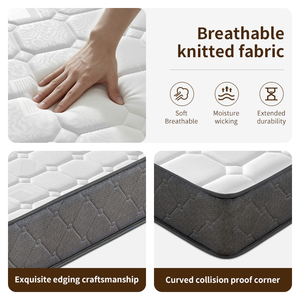 Custom Size High-Strength Compressed Pocket Spring <b>Mattress</b> Orthopedic Roll Box Hospital Wear-Resistant Warp-Knitted Cotton - Product Image 2