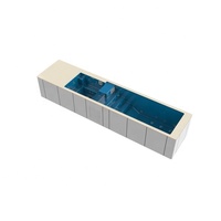 Piscine en PRV robuste de 40 pieds avec paroi autoportante de 1,7 m et systèmes de filtration d'eau intégrés professionnels