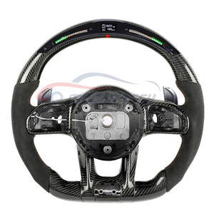 Volant en fibre de carbone pour Mercedes B-enz C300 Amg W204 C180 W202 essence - Product Image 1