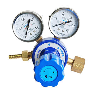 Válvulas Reductoras de Presión de Oxígeno de Alta Presión Totalmente de Cobre Directas de Fábrica YQY-06/YQY-07/YQY-08 Regulación de Manómetros de Presión de Gas - Product Image 1