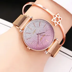 Nieuwe Model Sterrenhemel Magnetische Riem Horloges Fashion Branded Yiwu Vrouwen Horloges Relojes Para Mujer