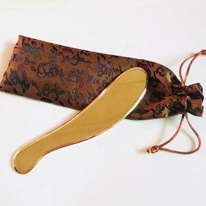 Messing Gua Sha Kupfer kratzen Weichgewebe-<span class=keywords><strong>Massage</strong></span> werkzeug IASTM Rehabilitation therapie liefert Faszien schaber für Narben gewebe - Product Image 4
