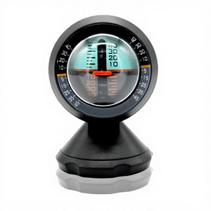 Boussole noire pliable RF pour véhicule, inclinomètre de voiture avec affichage à cadran et pointeur, pour camping, randonnée, sports et tourisme (vente en gros) - Product Image 4