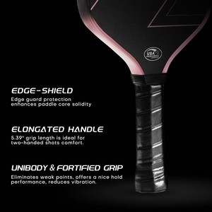 2026 NEW Edgeless Carbon Fiber Wire Surface Honeycomb Core Customized High Performance Pickleball Paddle - Product Image 5
