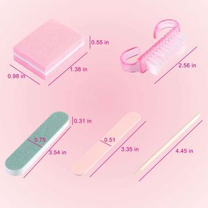 Disposable 4Pcs EVA Luxurious <b>Manicure</b> Nail <b>Kit</b> and Pedicure Spa Liner - Product Image 4
