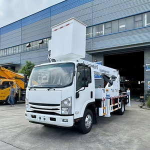 Camión con Plataforma Aérea Telescópica Isuzu 600P de 21 m con Cabina de Doble Fila y Cesta Aislada - Product Image 3