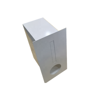 Boîte aux lettres murale extérieure en métal durable WELDON avec revêtement en poudre, installation facile pour courrier et lettres
