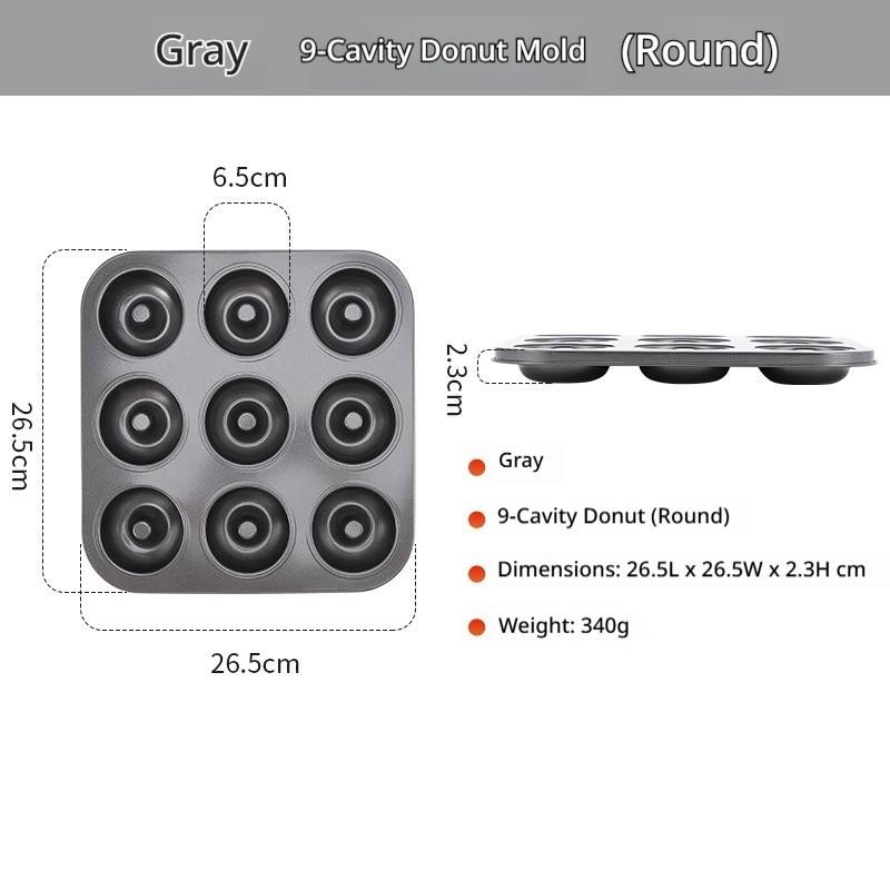 Beignets gris-9 (ronds)