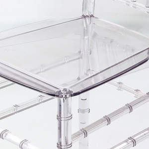 Acrylic Transparent Chair With <b>Backrest</b> For Dining Room Adult Use - Product Image 4