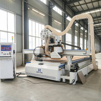 Centre CNC ATC pour le perçage en ligne du bois, 4x8ft 1325 2030 1530, pour le nesting et la fabrication de meubles et d'armoires de cuisine