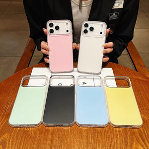 Funda de Gelatina de Color Caramelo de Verano para iPhone 17 Pro Max, Funda Simple a Prueba de Golpes para 16 Pro - Product Image 1