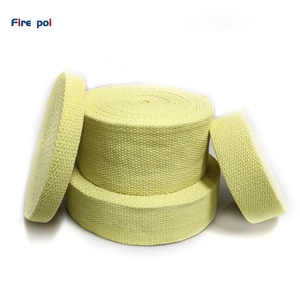 Retardante de fuego fuerte absorción de aceite accesorios de malabares de fuego Material de fabricación mecha de aramida de 3 pulgadas 75*3mm 100% correas planas de Kevlar puro - Product Image 5