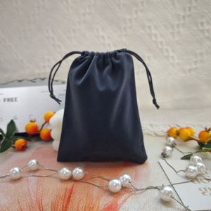 Sac à Bijoux en Velours de Haute Qualité, Couleurs Assorties, avec Cordon de Serrage, Logo Personnalisé, Réutilisable, Écologique, pour Colliers et Bagues - Grande Vente - Product Image 2