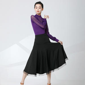 Top de baile latino para <span class=keywords><strong>mujer</strong></span> Vestido de baile de <span class=keywords><strong>salsa</strong></span> Camisa de baile de salón - Product Image 4