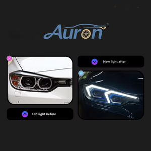 Faros Delanteros LED AURON para Auto, 6000K, 36W, 6000 Lúmenes, Chip LED, Serie 3 F30/F35 2013-2018, 12V, Nueva Luz de Actualización Retrofit - Product Image 2
