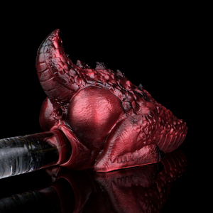 Masturbador Masculino GEEBA Realista con Forma de Trasero de Dragón Rojo, Doble Canal, Ano Estrecho y Vagina Profunda, Estimulador de Pene - Product Image 6