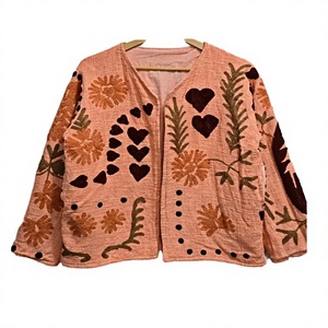 Women's Velvet Long Cotton Woven Windproof Tassel <b>Sequined</b> <b>Jacket</b> & Cardigan for Club Party Stage Show Wholesale B2B <b>Jackets</b> - Product Image 4