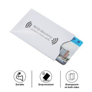 Porte-cartes fin anti-RFID universel, protège-cartes de crédit anti-vol - Product Image 3