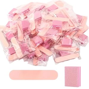 3Pcs Mini Pink Manicure Tool Set <b>Nail</b> Buffer Cuticle Stick Emery <b>File</b> - Product Image 1