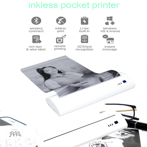 Imprimante thermique portable A4 BT avec application Android, peut <span class=keywords><strong>imprimer</strong></span> des documents, des photos, des e-mails par téléphone mobile - Product Image 4